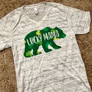 Lucky Mama Bear Shirt / St. Patrick’s Day Shirt
